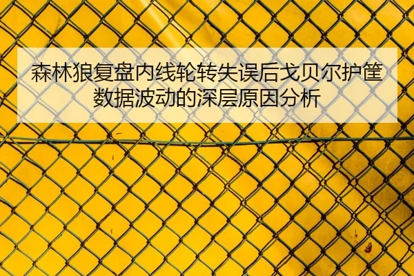 森林狼复盘内线轮转失误后戈贝尔护筐数据波动的深层原因分析